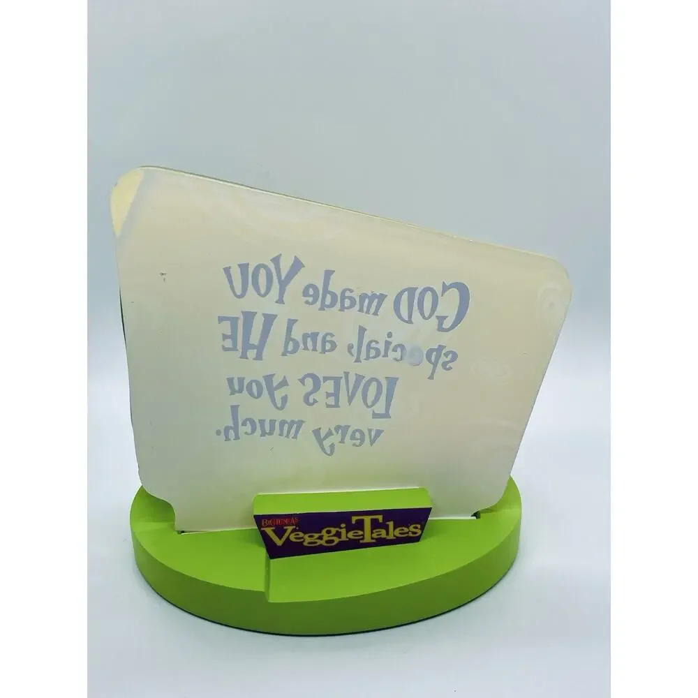 Vintage 1999 Veggie Tales Hallmark God Made You Special Figurine Bob Larry New